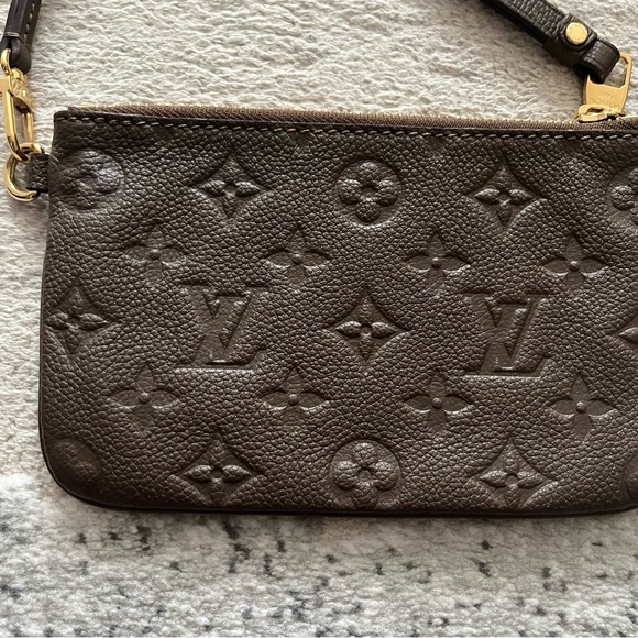 Like ๐ Louis Vuitton Empriente Citadine leather muted taupe mini pouch wristlet - Picture 7 of 17